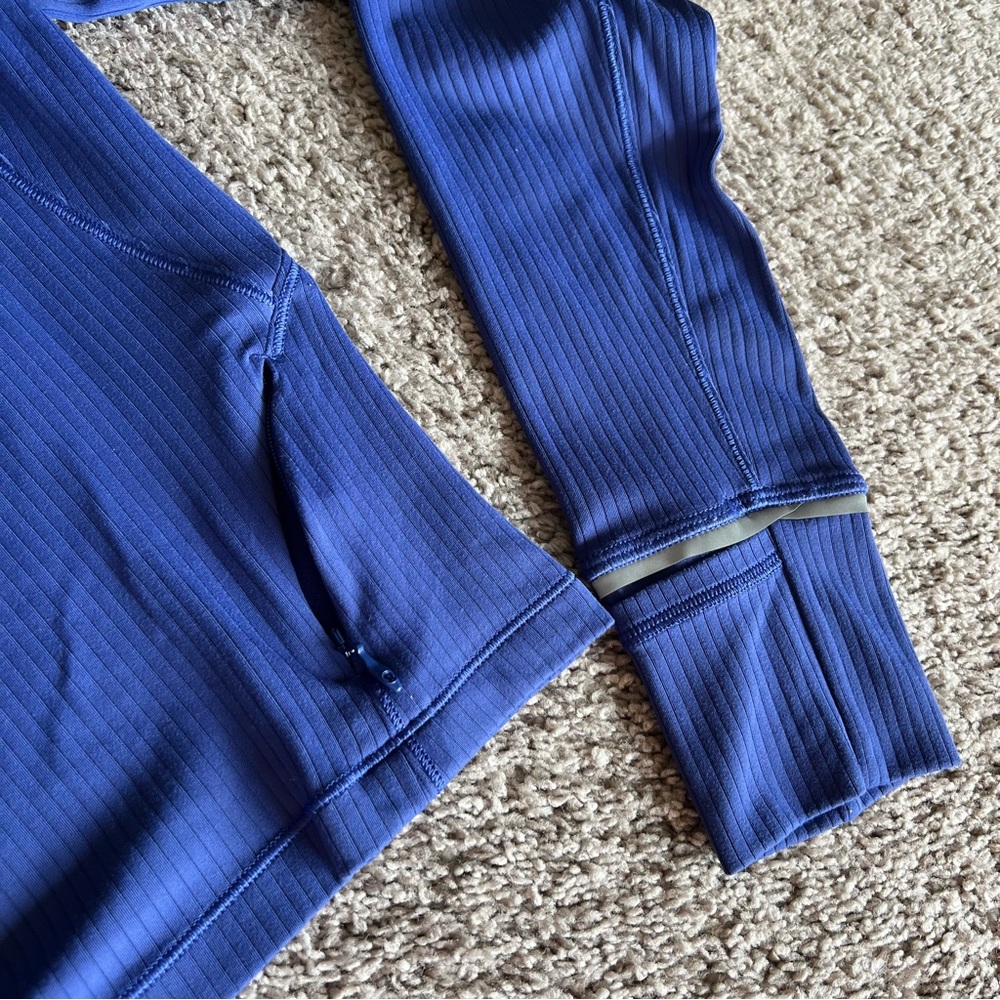 Lululemon Its Rulu Run Cropped Half Zip *Ribbed - Picture 5 of 8